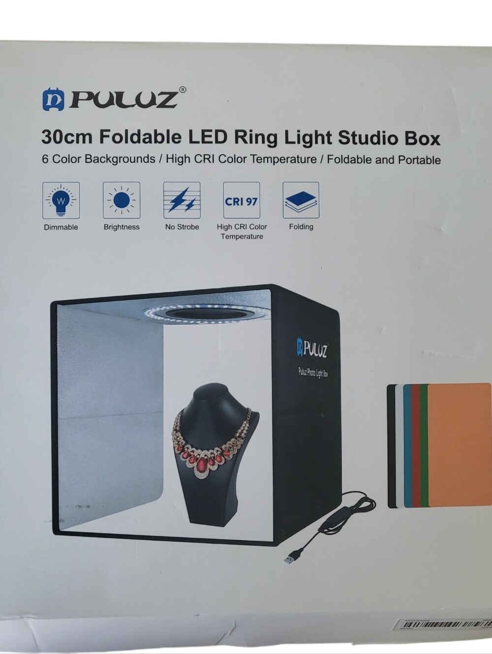 Puluz LED Ring Light Studio Box